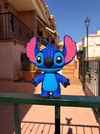Figura de Stitch Impresa en 3D