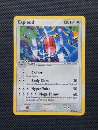 Pokémon Exploud ex Emerald Holo Nm (Eng)