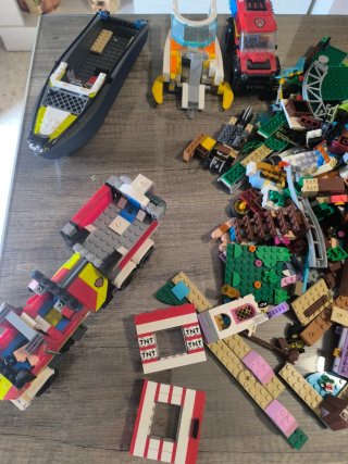 Lote LEGO Piezas y Construcciones
