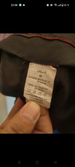 Traje Azul Marino