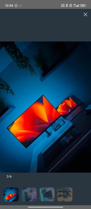 Monitor Samsung 4K Nero