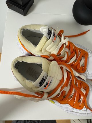 Zapatillas Nike x sacai Blazer Low Magma Orange