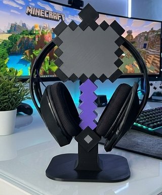 Soporte Auriculares Tema Minecraft a elegir