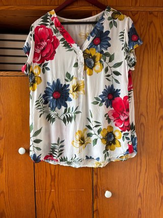 Blusa Fluida Estampado Floral