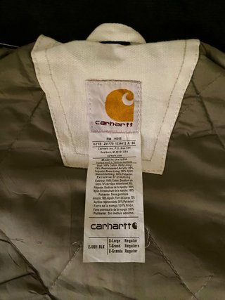 Chaqueta Carhartt Detroit Blanca y Negra