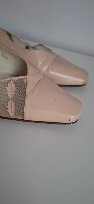Zapatos de Piel para Ceremonia Beige Talla 36