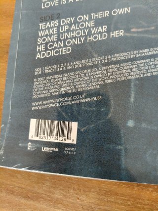 Vinil Amy Winehouse - Back to Black