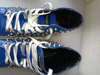 Sneakers Gienchi Blu/Argento Tg 39