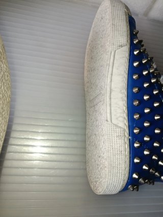 Sneakers Gienchi Blu/Argento Tg 39