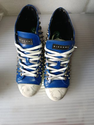 Sneakers Gienchi Blu/Argento Tg 39