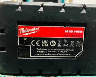 Batería Milwaukee M18 High Output 8.0Ah