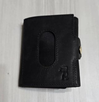 Cartera con monedero de piel hombre.