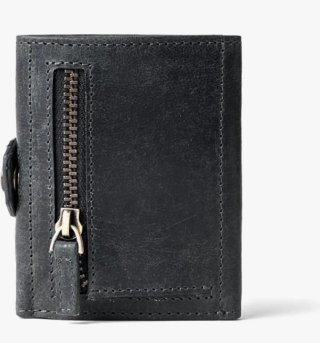 Cartera con monedero de piel hombre.
