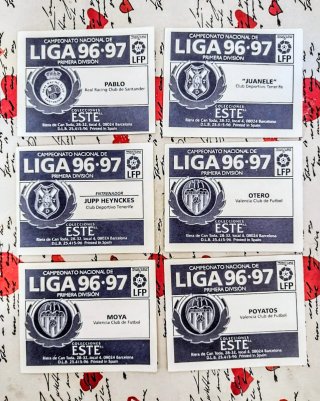 ANTIGUOS CROMOS DE FÚTBOL LIGA 96/97