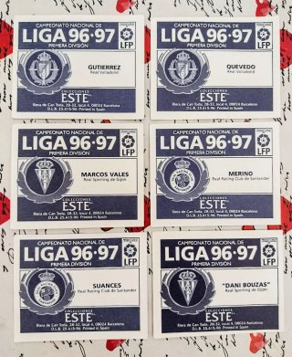 ANTIGUOS CROMOS DE FÚTBOL LIGA 96/97