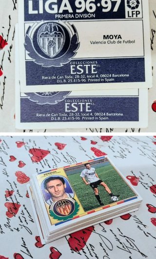 ANTIGUOS CROMOS DE FÚTBOL LIGA 96/97