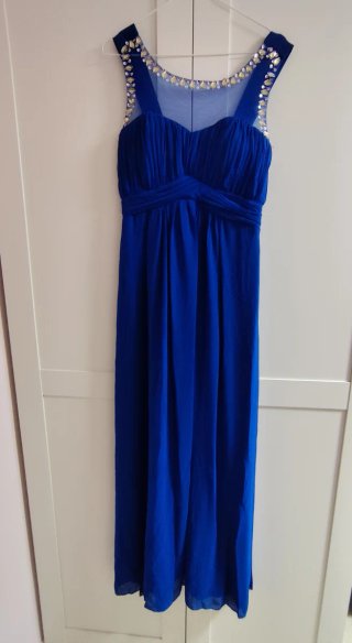 Vestido de fiesta largo azul