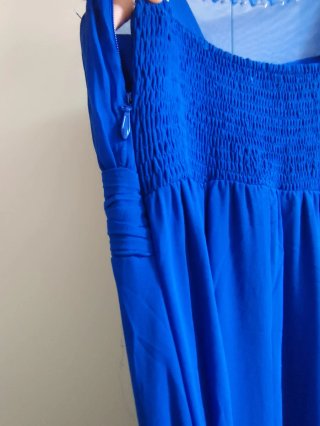 Vestido de fiesta largo azul