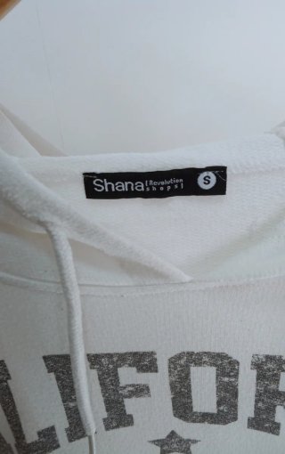Sudadera California Shana Blanca Talla S