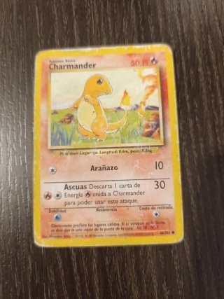Charmander 1995 Pokémon Carta
