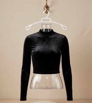 Jersey de Terciopelo Negro