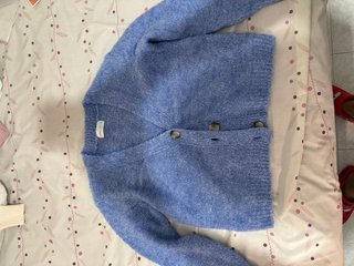 Jersey azul mujer