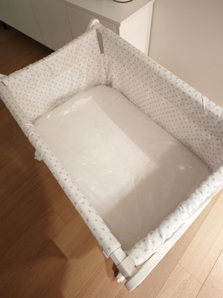 Minicuna para Bebé con Estampado de Estrellas