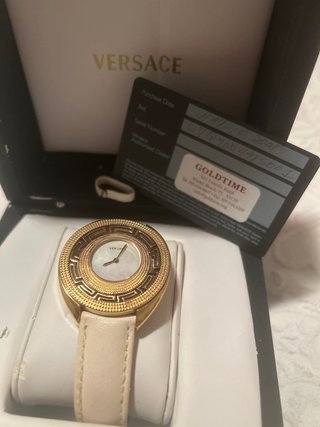 Reloj Versace Mujer Oro Beige