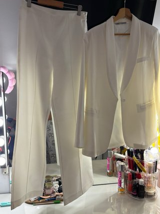 Traje Completo Zara Blanco