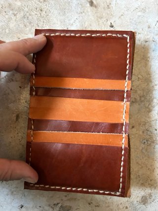 Cartera de Piel con Triskel