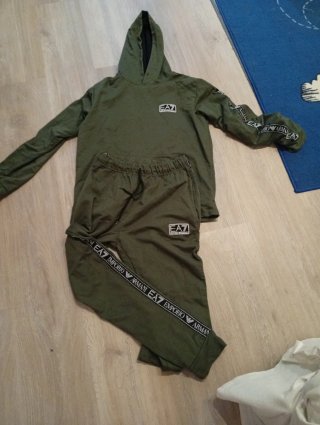 Chándal EA7 Emporio Armani Verde Talla S