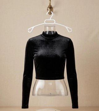 Jersey de Terciopelo Negro