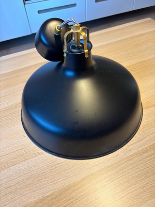 Lámpara de techo IKEA RANARP negra