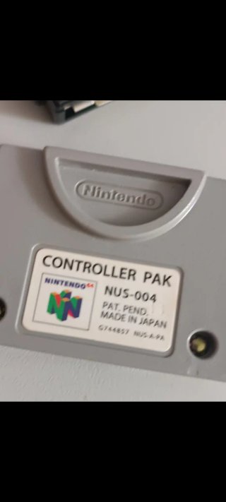 Expansión + controller Pak. Original. Nintendo 64