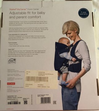 Mochila Porta Bebé Stokke Front Carrier Marrón