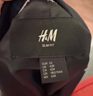 Traje H&M Azul oscuro