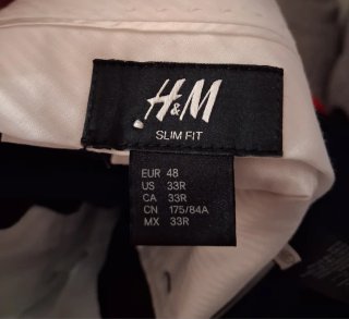Traje H&M Azul oscuro