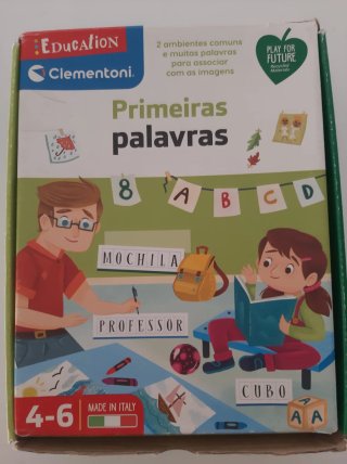 Jogo Educativo Primeiras Palavras Clementoni