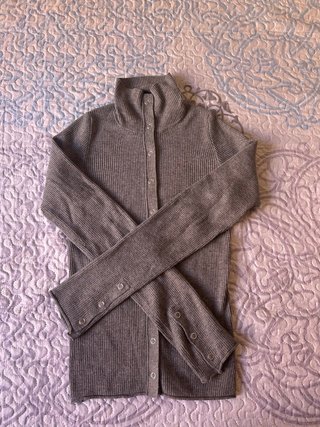 Jersey Bershka gris hombre