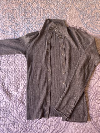 Jersey Bershka gris hombre