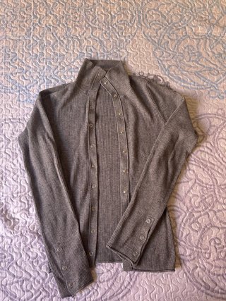 Jersey Bershka gris hombre