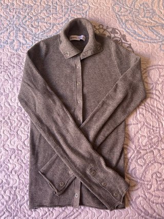 Jersey Bershka gris hombre