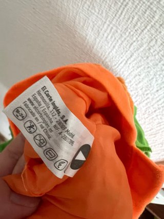 Disfraz Calabaza Halloween 12-24 meses