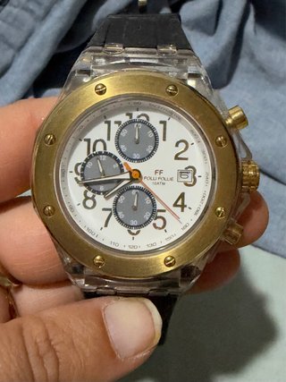 Reloj Follie Follie Cronógrafo Dorado Blanco