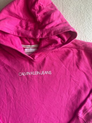 sudadera hoodie Calvin Klein Jeans rosa talla S