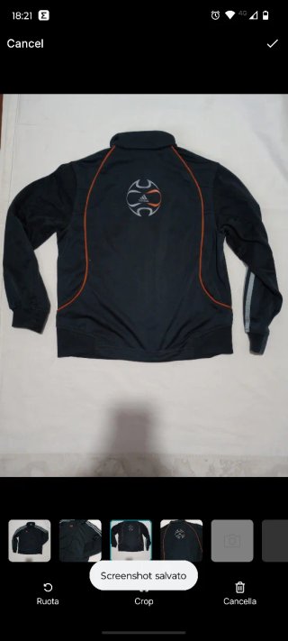 Felpa Adidas bimbo tg 8 anni