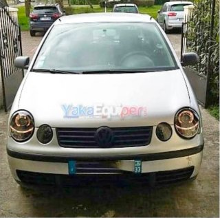 Faros Angel Eyes con Lupa para VW Polo 9N