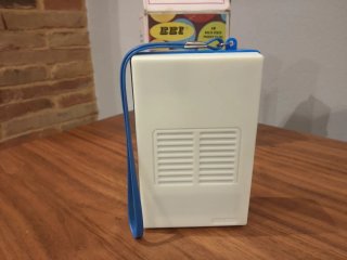 Radio EEI AM Solid State Azul y Blanca