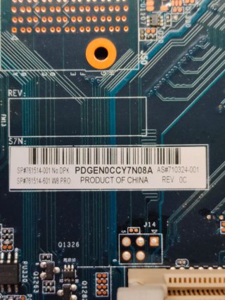 Placa base HP Z440 Workstation estación de trabajo