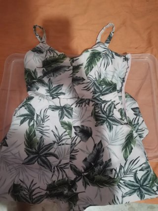 Mono Corto Estampado Tropical Talla M